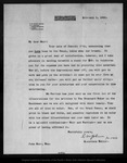 Letter from R[obert] U[nderwood] Johnson to John Muir, 1902 Feb 8. by R[obert] U[nderwood] Johnson