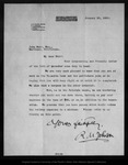 Letter from R[obert] U[nderwood] Johnson to John Muir, 1902 Jan 20. by R[obert] U[nderwood] Johnson
