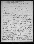 Letter from John Muir to [Theodore P.] Lukens, 1902 Apr 13. by John Muir