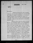 Letter from R[obert] U[nderwood] Johnson to John Muir, 1902 May 2. by R[obert] U[nderwood] Johnson