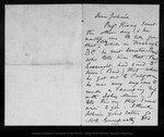 Letter from W[illiam] Keith to [John Muir], [ca.1903 Winter]. by W[illiam] Keith