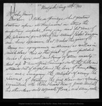 Letter from [?] to John Muir, 1903 Aug 10. by Author unknown
