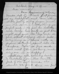 Letter from [Wanda Muir] to [Louie Strentzel Muir], [1903 May 19]. by [Wanda Muir]
