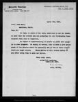 Letter from C. A. Watson to John Muir, 1903 Apr 8. by C A. Watson