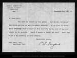 Letter from C[harles] S[prague] Sargent to John Muir, 1903 Feb 19. by C[harles] S[prague] Sargent