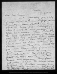 Letter from Alden Sampson to John Muir, 1903 Jul 7. by Alden Sampson