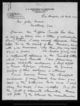 Letter from Alden Sampson to John Muir, 1903 Mar 28. by Alden Sampson
