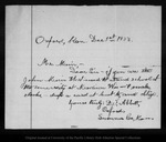Letter from D. F. Abbott to John Muir, 1903 Dec 1. by D F. Abbott