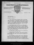 Letter from Julius C. Birge to John Muir, 1913 Dec 1. by Julius C. Birge