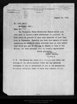 Letter from C. E. Brown to John Muir, 1913 Aug 15. by C E. Brown