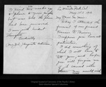 Letter from Augusta Ackinson to John Muir, 1913 May 15. by Augusta Ackinson