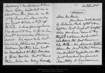Letter from Blossom Averell to John Muir, [1913] Oct 31. by Blossom Averell