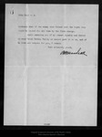 Letter from R. B. Marshal to John Muir, 1913 Jul 19. by R B. Marshal