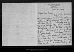Letter from Mary Frances Kellogg to John Muir, 1913 Jan 25. by Mary Frances Kellogg
