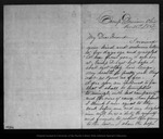 Letter from Alfred Bradley Brown to John Muir, 1862 Nov 26 by Alfred B[radley] Brown