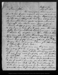 Letter from John Reid to John Muir, 1862 Nov 5 by John Reid