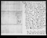 Letter from John Muir to Fannie Pelton, ca. 1861 by [John Muir]