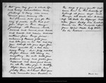 Letter from John Muir to Fannie Pelton, ca. 1861 by [John Muir]
