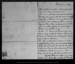Letter from John Muir to Sarah and David Galloway, 1862 Fall by John Muir