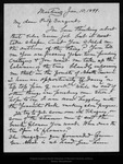Letter from [John Muir] to [Charles Sprague] Sargent, 1899 Jan 10. by John Muir