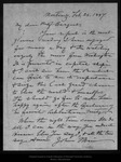 Letter from John Muir to [Charles Sprague] Sargent, 1897 Feb 24. by John Muir