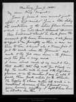 Letter from John Muir to [Charles Sprague] Sargent, 1898 Jun 9 . by John Muir