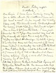 Letter from John Muir to Louie [Wanda Muir], 1889 by John Muir