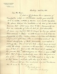 Letter from Cornelius Bradley to John Muir, 1907 Apr 22 by Cornelius Bradley