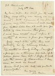 Letter from John Muir to My Dear Wife [Louie Wanda Muir], 1881 July 5 by John Muir