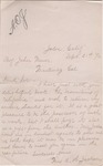 Letter from Mrs. A. H. Jackson to John Muir, 1896 Sep 21 by Mrs. A. H. Jackson