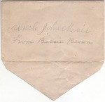 Letter from Bessie Brown to John Muir, 1893 Feb 10 by Bessie Brown