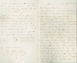 Letter from John Muir to Mr & Mrs Newton, 1863 Aug 2 by John Muir
