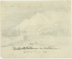 California, Northern - Mountains - Mount Shasta - Shasta with Cloud Banner in Winter from Sissons by John Muir