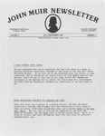 John Muir Newsletter, July/September 1985 by Holt-Atherton Pacific Center for Western Studies