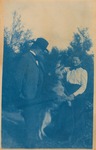 John Muir with Helen Muir, Martinez, California by Charles F. Lummis