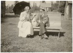 Mrs. E. H. Harriman and John Muir probably at Pelican Bay, Oregon