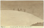 John Muir (sitting) and unidentified men on summit of Mount Rainier, Washington by A. C. Warner