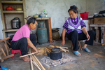 Women making tea