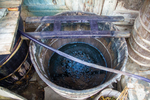 Indigo dyeing vat by Marie Anna Lee