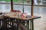 Meat stand by Marie Anna Lee