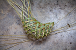 Basket weaving project by Marie Anna Lee