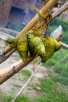 Zongzi: tetrahedrons wrapped in bamboo leaves