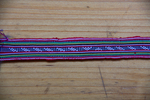Handwoven strip of drawstrings made by Wu Gaitian