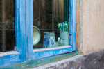 Blue window by Marie Anna Lee