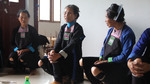 Wu Huazhuan and ladies singing at lunch