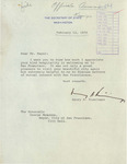 Henry Kissinger to George Moscone, 12 February 1976 by Henry Kissinger