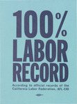AFL-CIO pamphlet by Labor Volunteers for Moscone; California Labor Federation, AFL-CIO