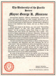 Moscone awarded Honorary Law Degree