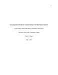 Promoting Mental Health for Graduate Students: The Mind Matters Initiative