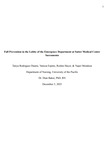 Fall Prevention in the Lobby of the Emergency Department at Sutter Medical Center Sacramento by Tanya Rodriguez Duarte, Vaneza Espino, Roshni Hayer, and Yajari Mendoza